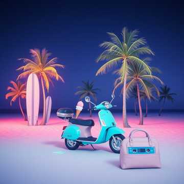 Nuit Pastel à Waikiki Cover