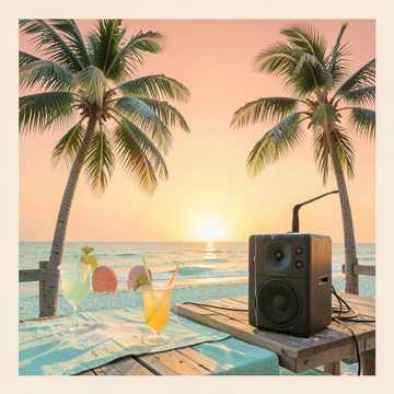 Pina Colada sur la Plage Cover