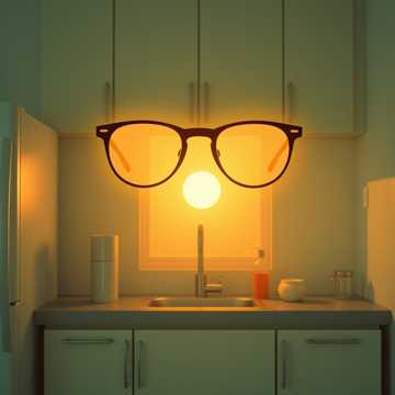 メガネの先で Cover