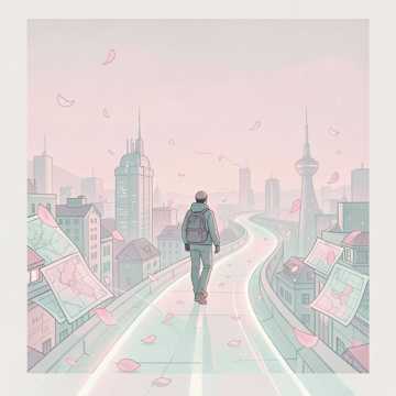 Looping Horizon Cover