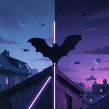 y'a le bien le mal et y'a la chauve souris Cover