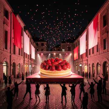 LA TARTE GÉANTE AUX FRAISES !!! Cover