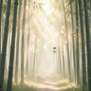 Bamboo Morning Cover