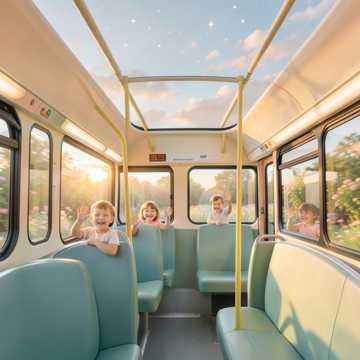 The Happy Little Bus Ride Cover