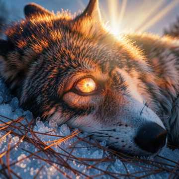 Sonnenaufgangwolf Cover