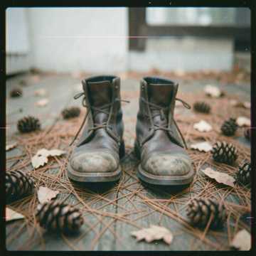 Boots on Cedar Cover