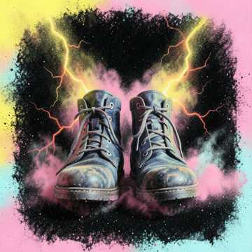 Lightning in her boots Cover